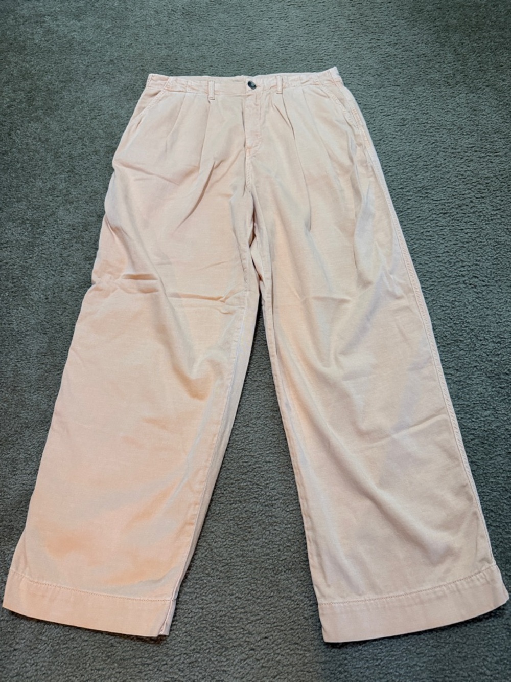 Free People  Blush Peach wide leg Trousers